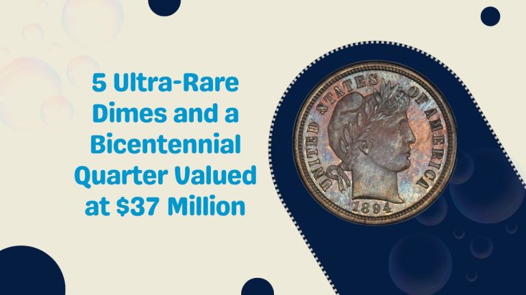 Chasing Numismatic Treasures- 5 Ultra-Rare Dimes and a Bicentennial Quarter Valued at $37 Million