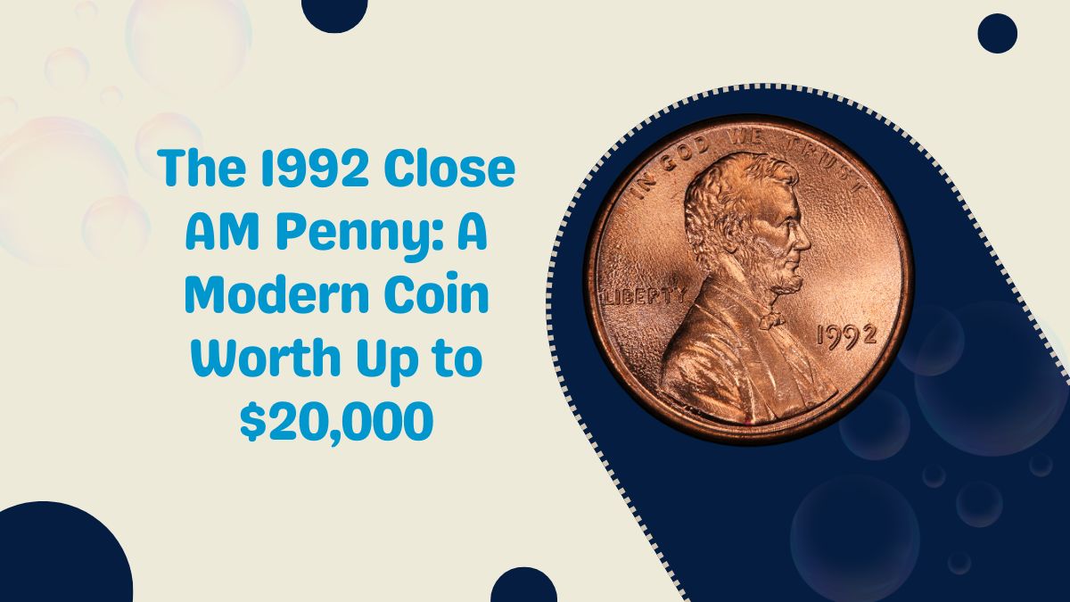 The 1992 Close AM Penny: A Modern Coin Worth Up to $20,000