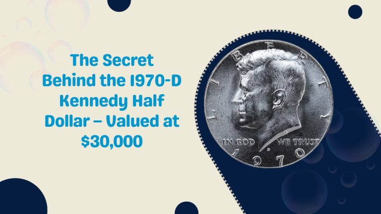 The Secret Behind the 1970-D Kennedy Half Dollar – Valued at $30,000